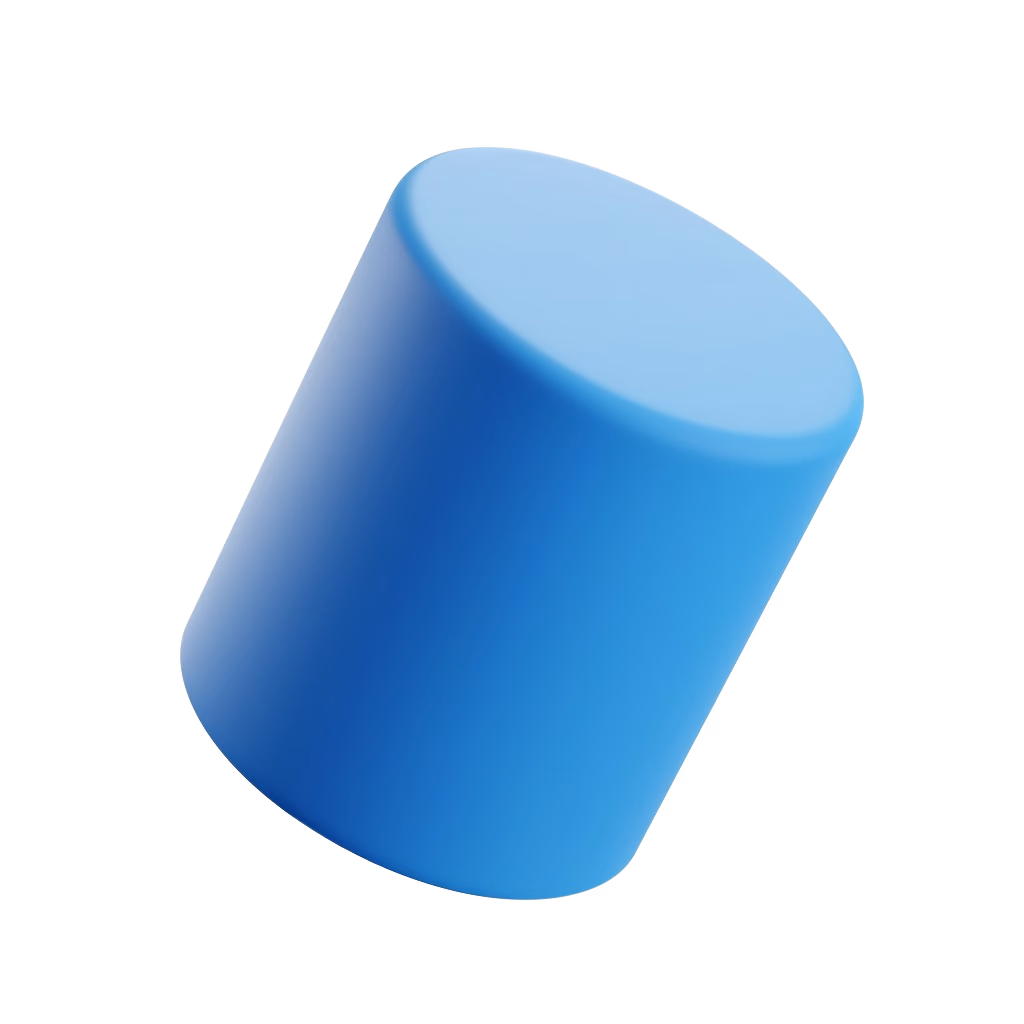 Blue Cylinder